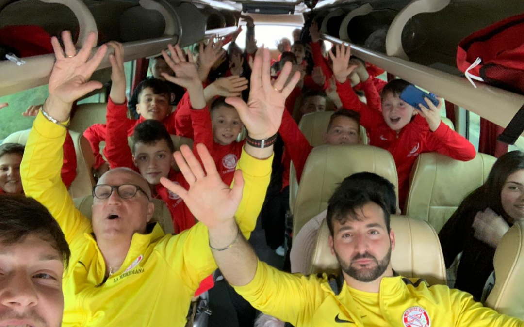 La nostra scuola calcio in viaggio verso Castel di Sangro!