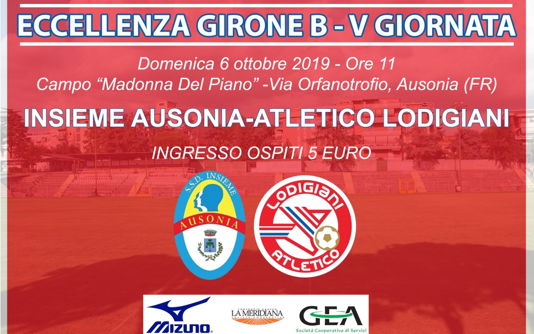 Insieme Ausonia-Atletico Lodigiani: presentazione gara e convocazioni