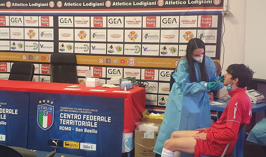 Effettuati i tamponi in Sede che hanno dato tutti esiti negativi per staff e giocatori