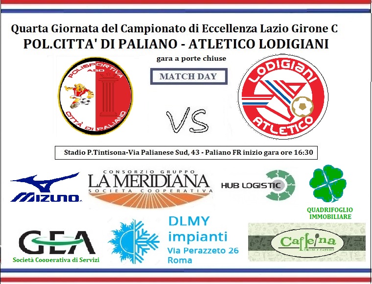Presentazione gara Pol. Città di Paliano -Atletico Lodigiani